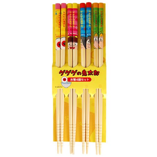 Amazon｜鬼太郎箸4膳セット｜箸 オンライン通販